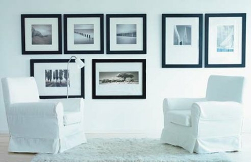 elegant black white deco pictures