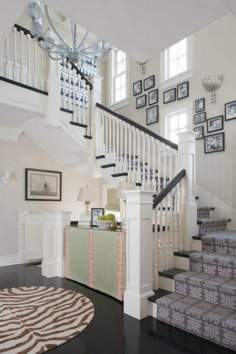 deco staircase photo frames