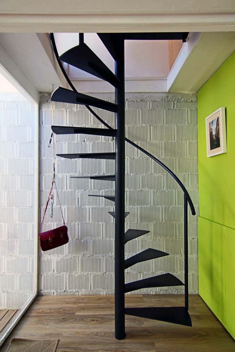 deco metal modern staircase