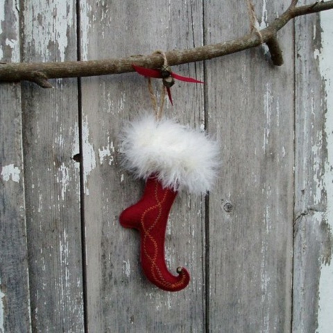 outdoor deco red sock