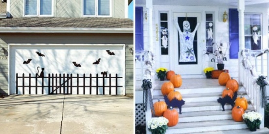 outdoor deco house halloween