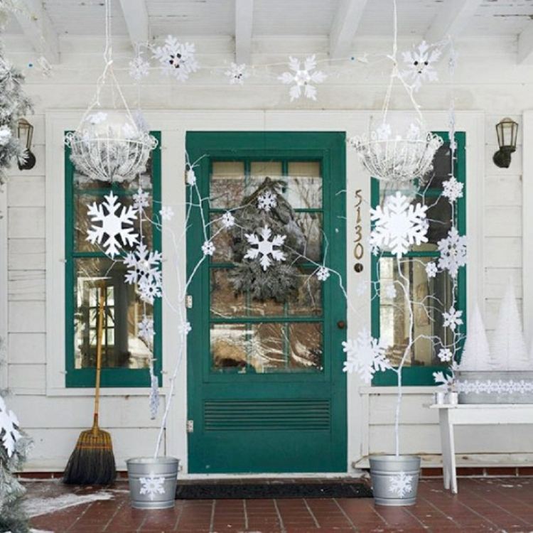 deco outdoor noel white