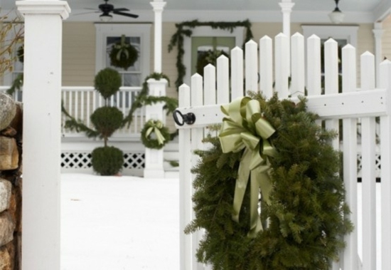 deco outdoor noel garden door