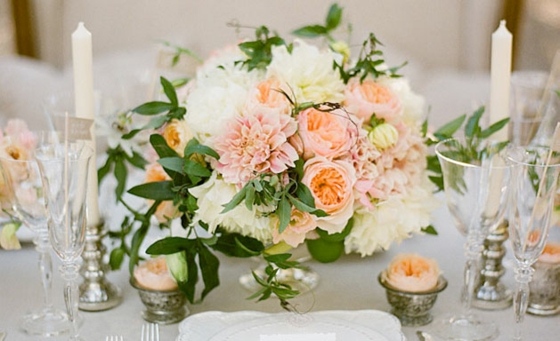 floral deco elegant table