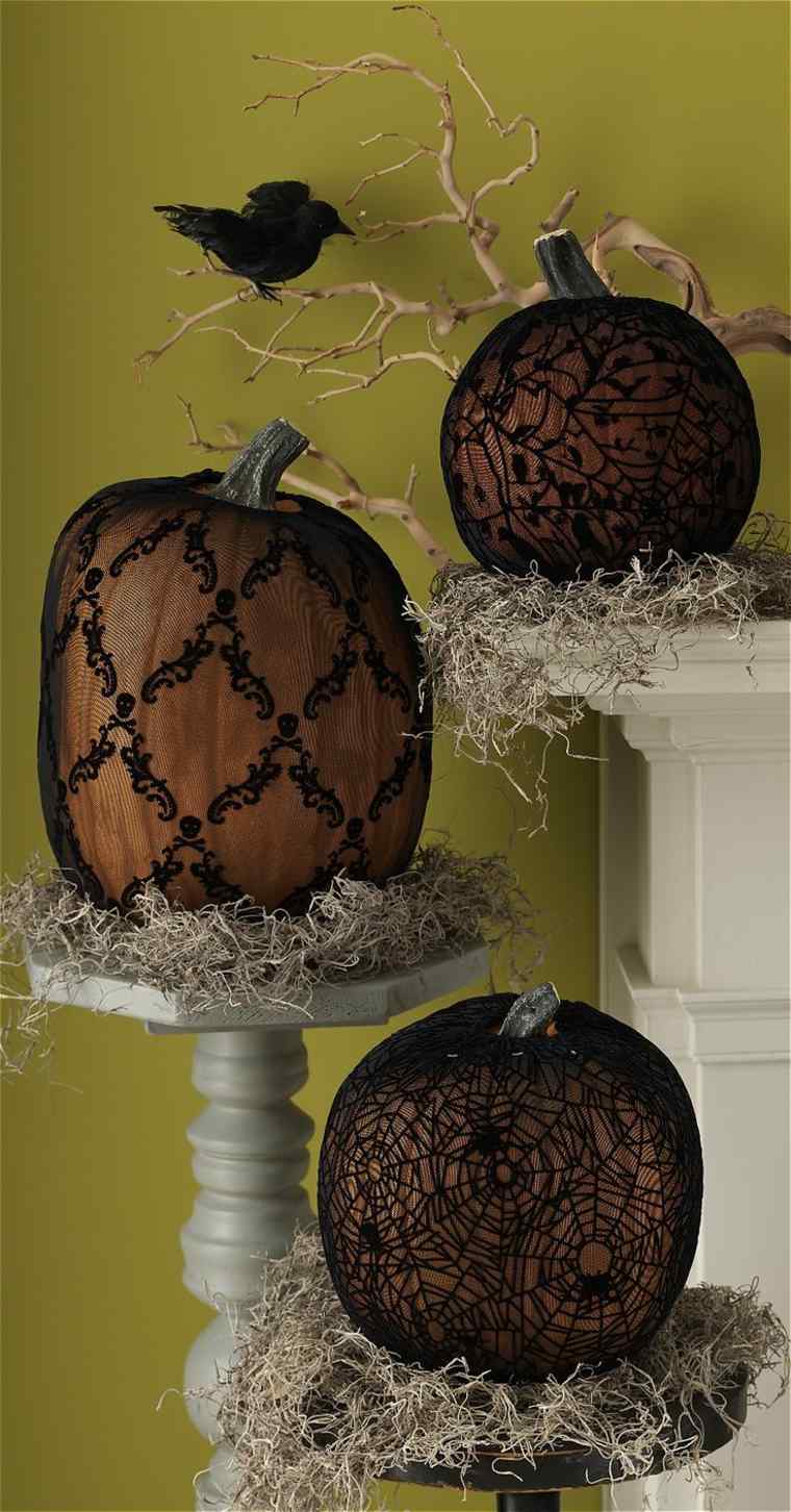 deco halloween moderna pumpor