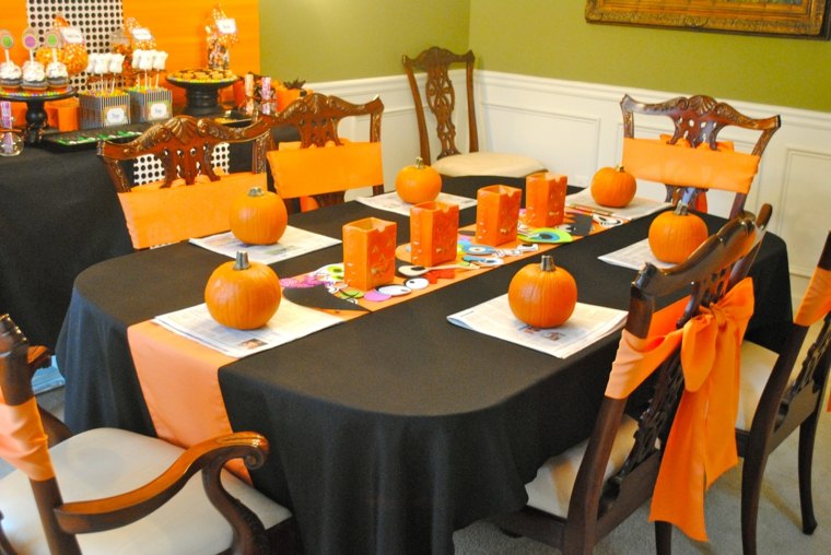 deco halloween billigt bord