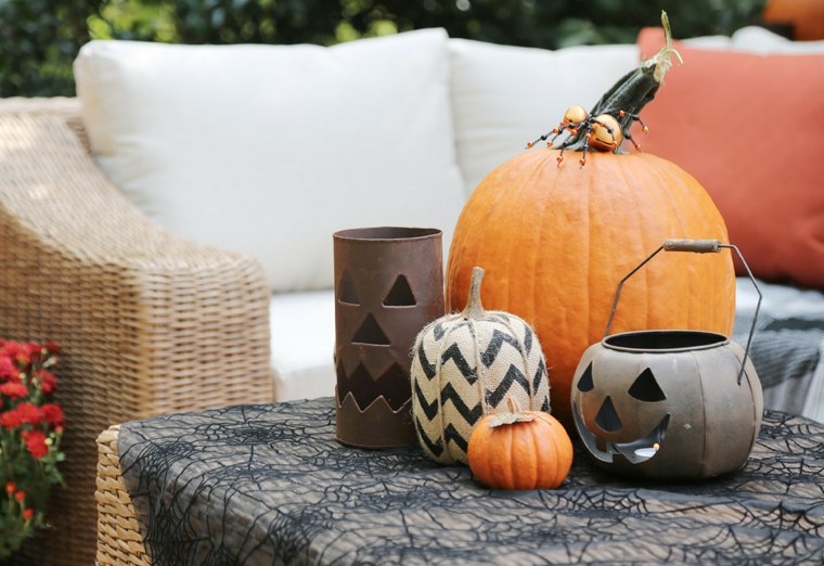 deco halloween moderne bord