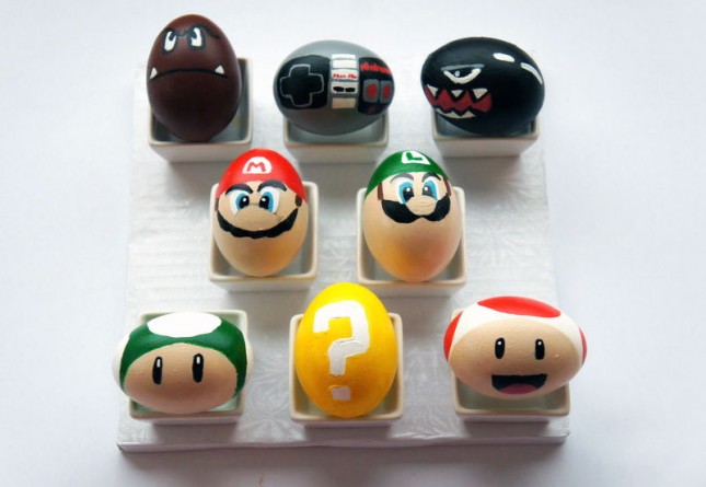 idea deco berbeza telur easter super mario idea yang baik asal sejuk