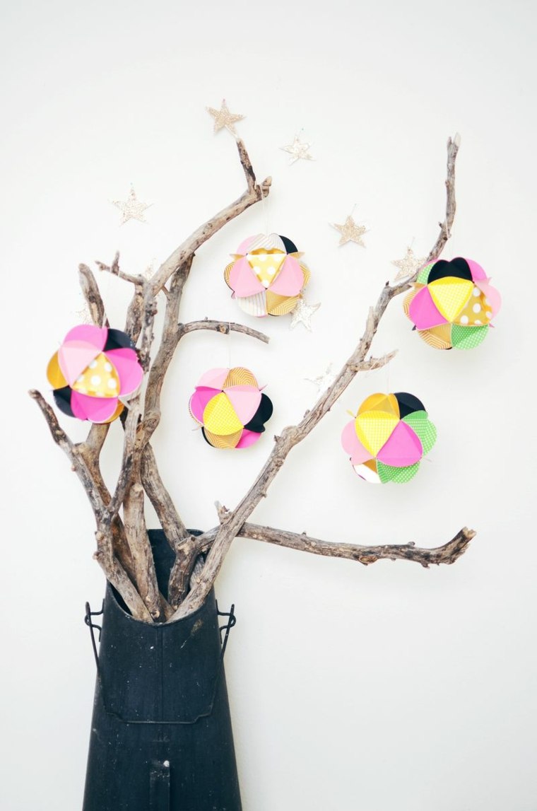 idea christmas deco card deco flower ball idea pokok natal