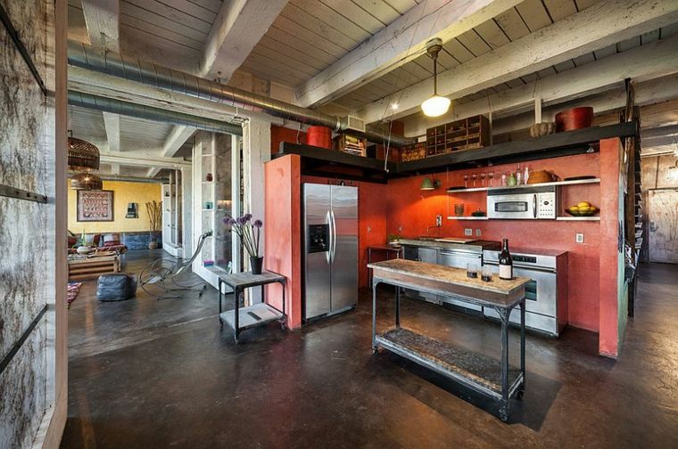 deco industrial modern kitchen