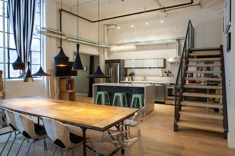 deco industrial design modern kitchen