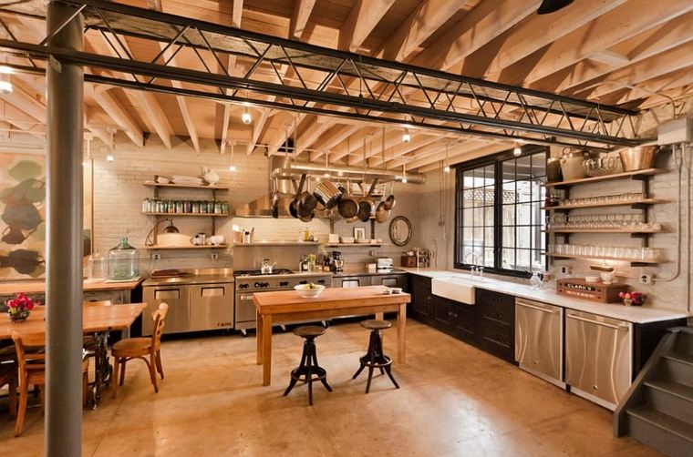 deco industrial design kitchen