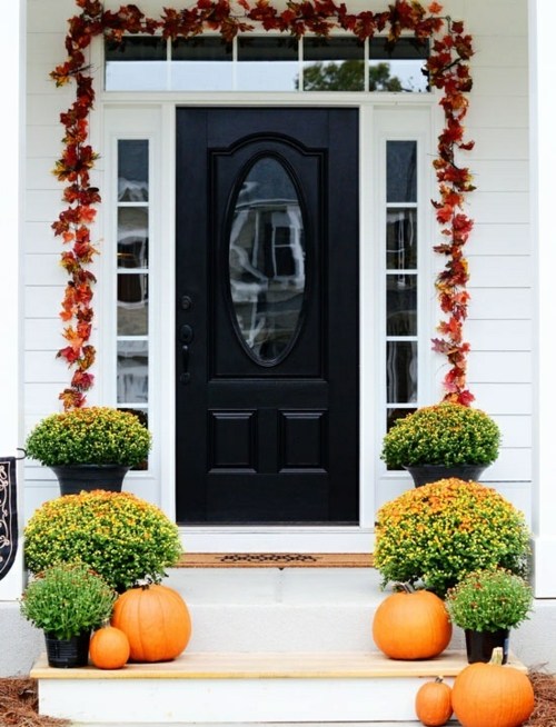 interesting deco door autumn