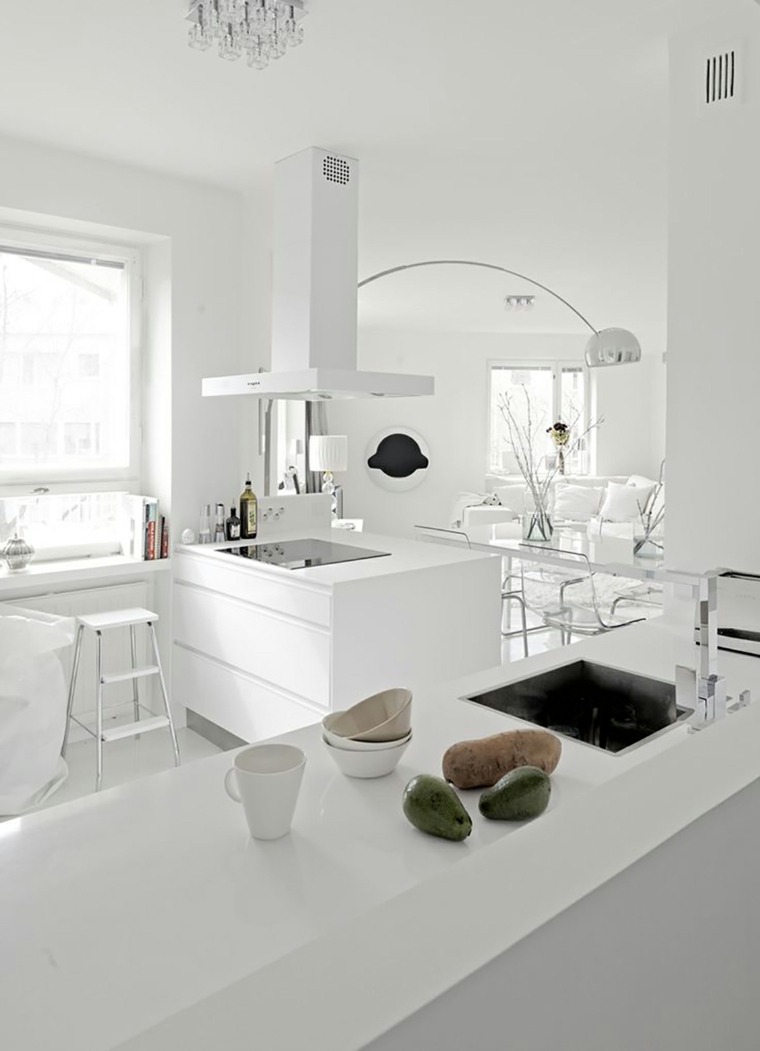 interior design white kitchen