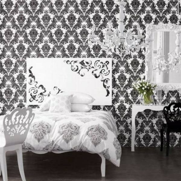interior design design bedroom black white