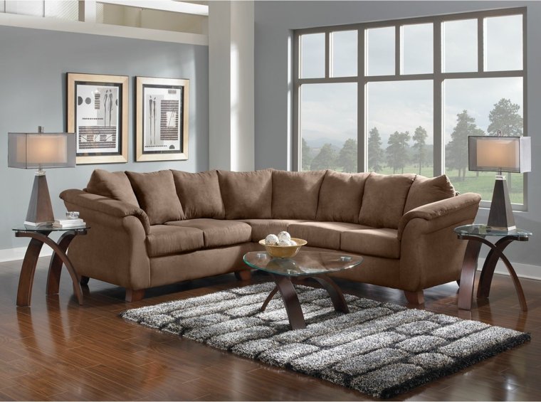 interior gray color trend living room sofas taupe