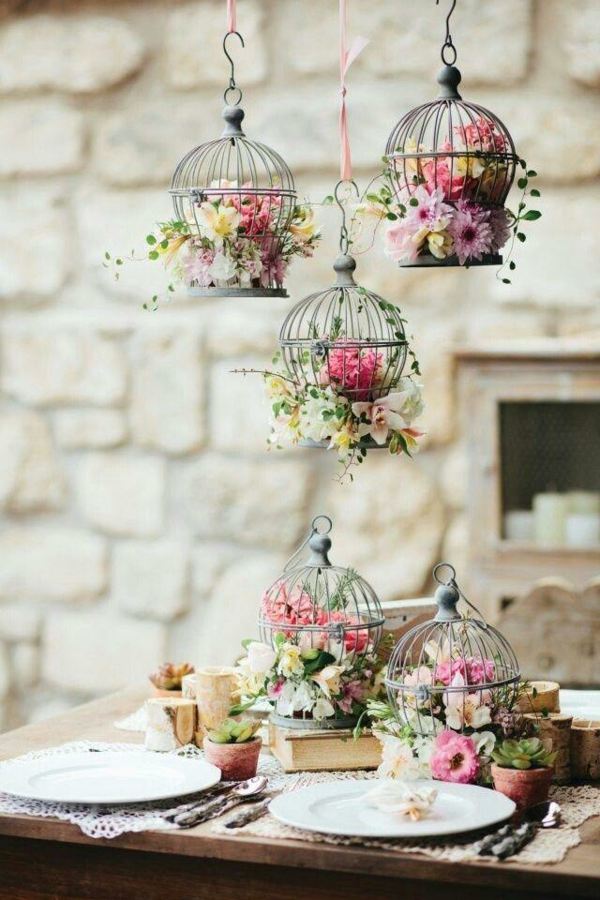 decoration garden table flowers