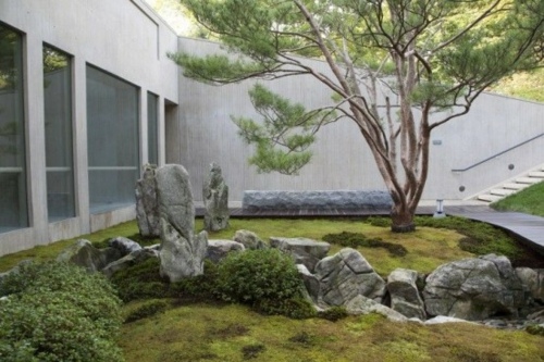 deco japanese garden rocks