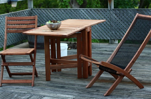 deco garden furniture wood