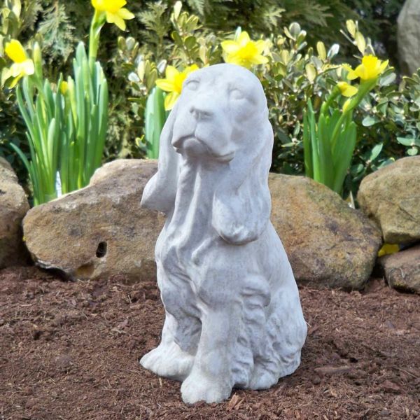 deco garden statue dog