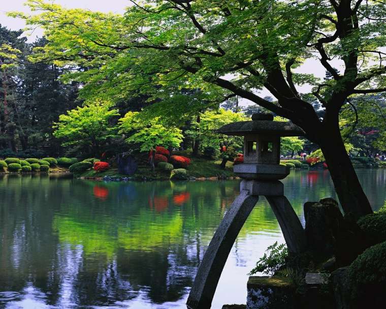 lake pond deco garden zen