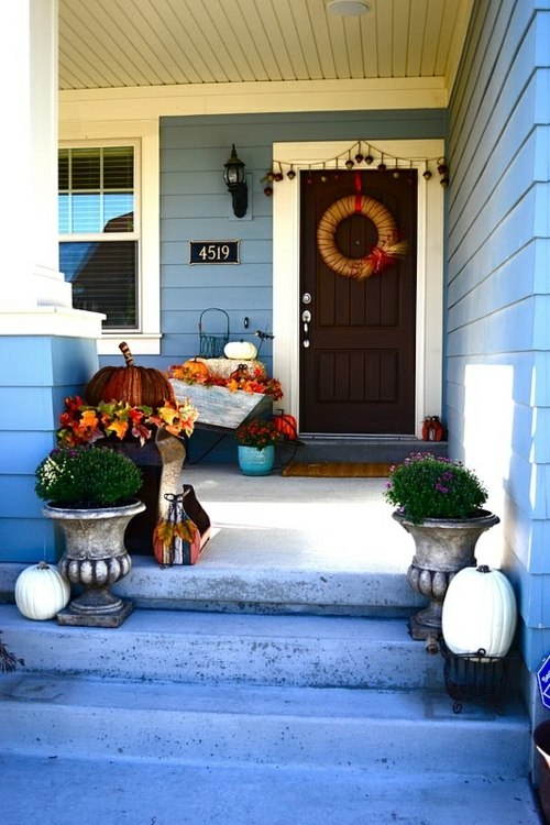 deco vegetables veranda flowers