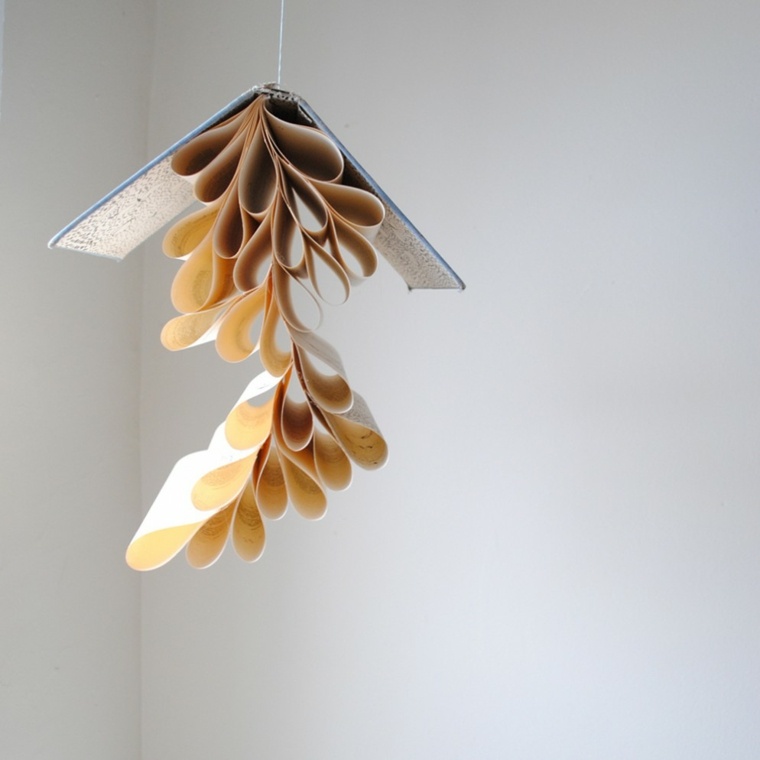 idea decoration book suspension recycling