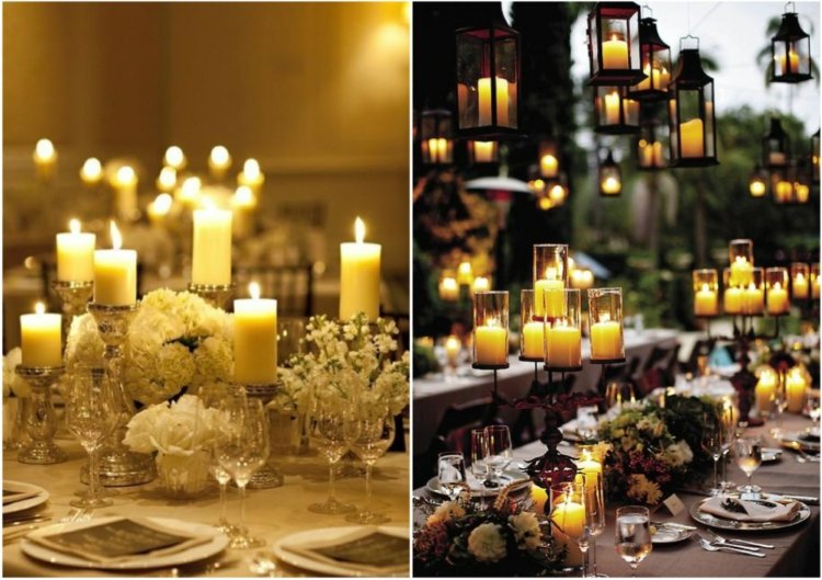 bright deco wedding table