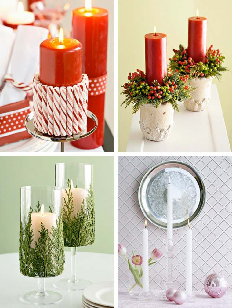 deco candles for christmas house idea original modern