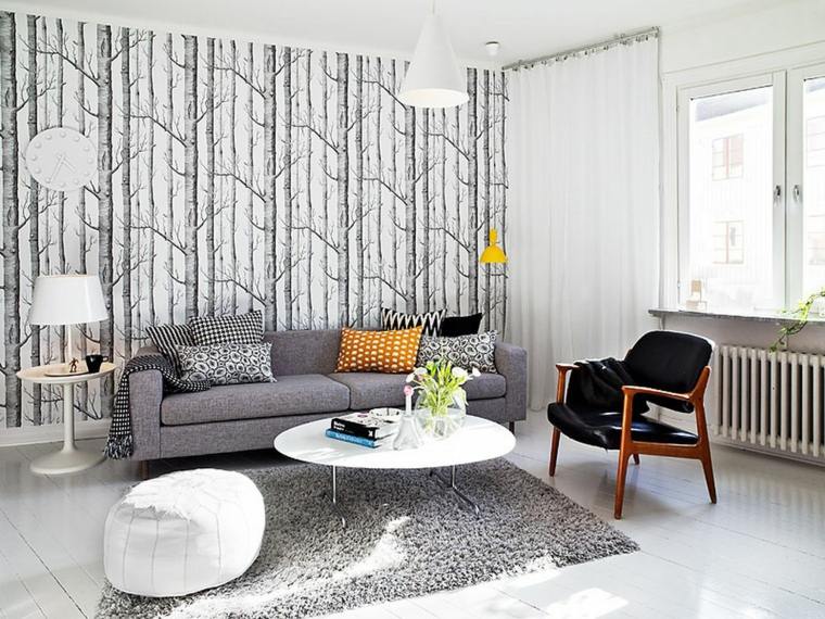 contemporary home decoration living room gray white