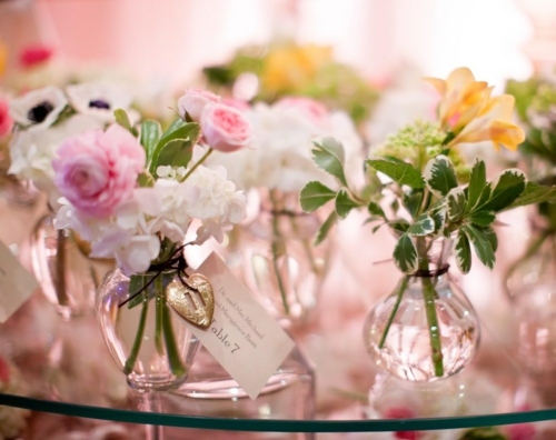 deco bryllup blomster forår