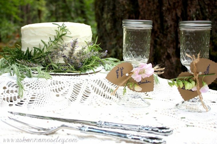 deco idea table theme nature wedding