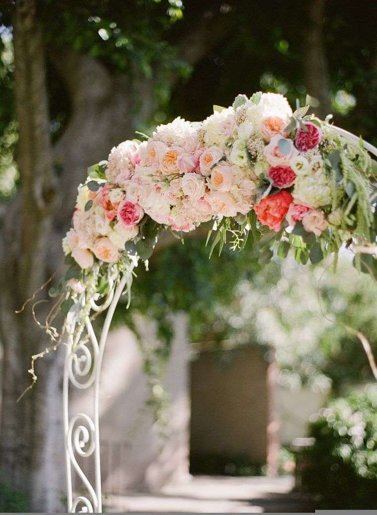 deco-ægteskab-romantisk-deco-bue-bryllup-blomster-krans