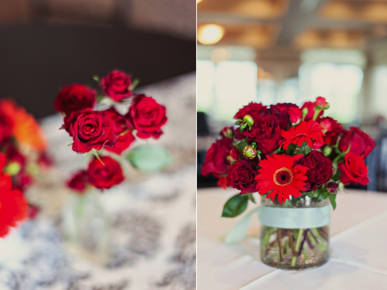 deco center table wedding rose flowers center table flower