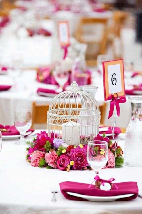 deco wedding table flowers