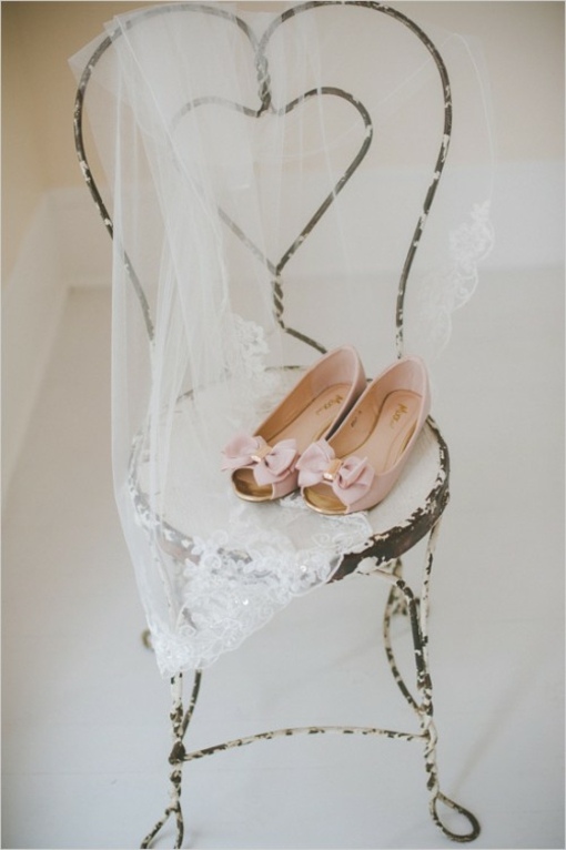 vintage wedding decor Ansley and Ryan shoes