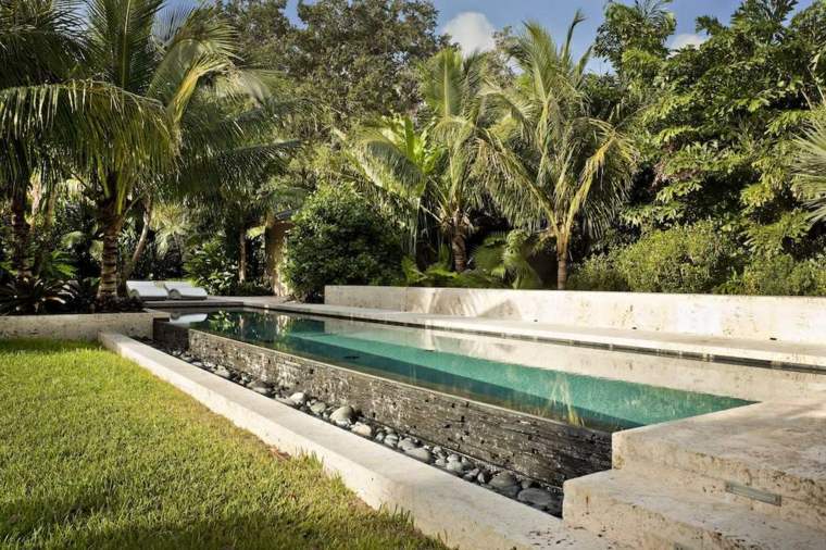 deco mini pool terrace modern exterior