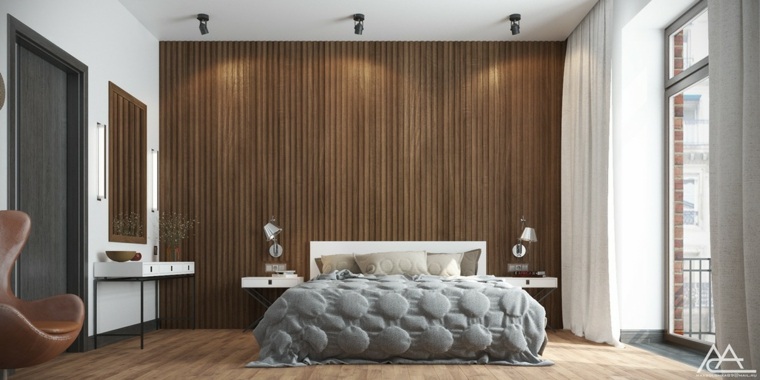 Idea deco wall bedroom contemporary style