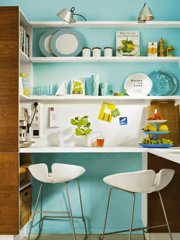 decorative wall kitchen shelves