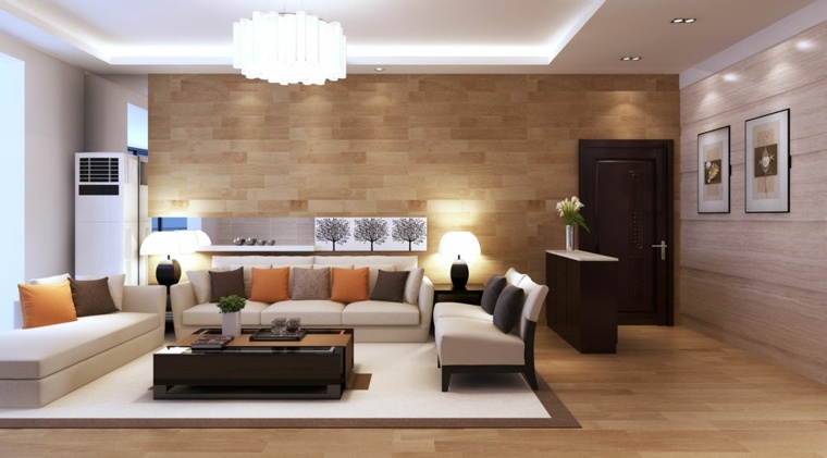 hiasan ruang tamu idea sofa kusyen bingkai komposisi lampu perlawanan penggantungan reka bentuk tikar lantai
