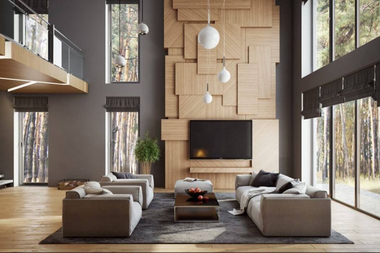 modern living room decoration in 35
