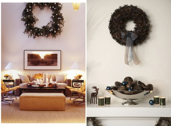 wall decor for Christmas classic crown