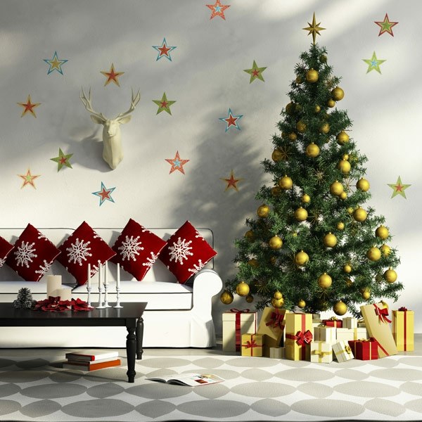 wall decoration for christmas stickers