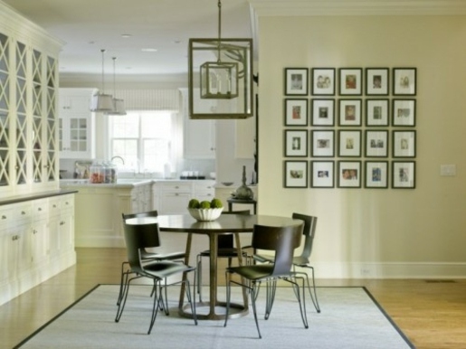 modern dining room wall deco