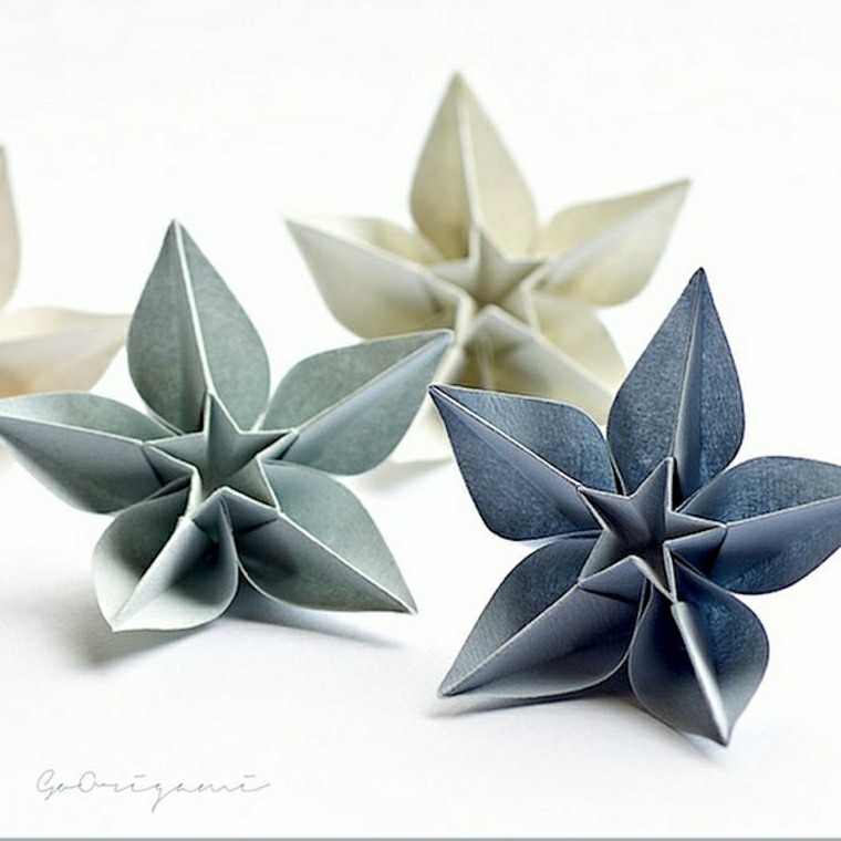 christmas decoration do it yourself paper idea original flowers