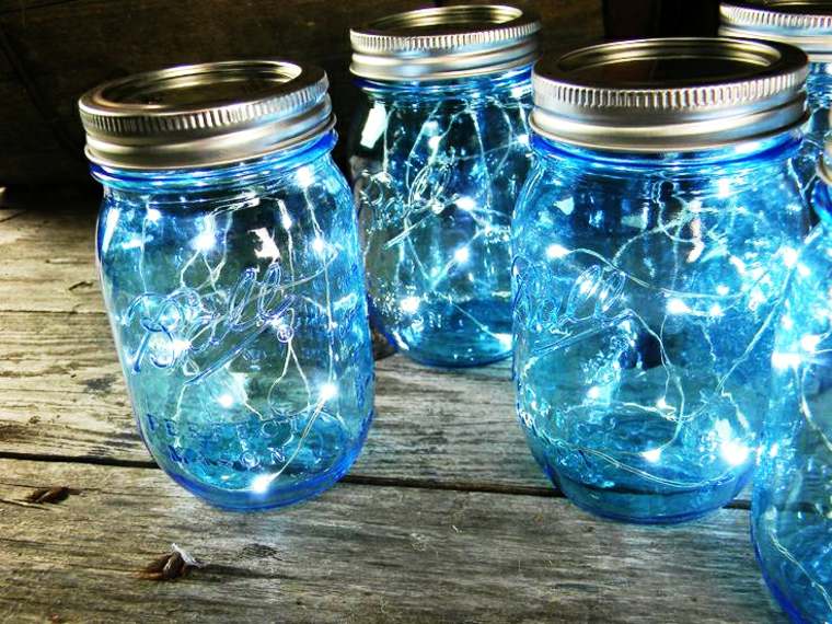 glass jars christmas diy idea decoration to manufacture