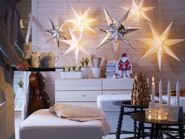 christmas decoration illuminated stars