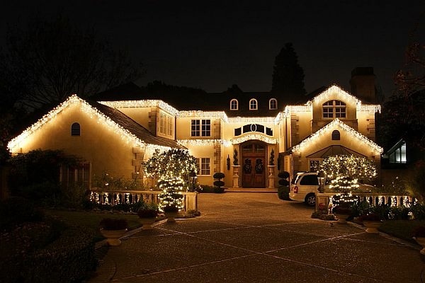 deco jul udendørs hus