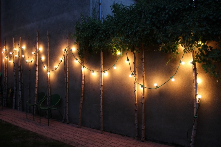 christmas decoration garland light idea original wall christmas