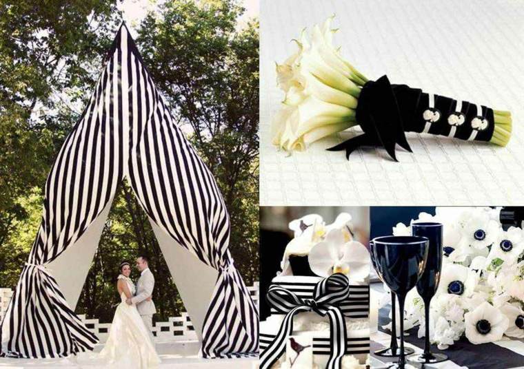 black and white deco idea curtain original bouquet